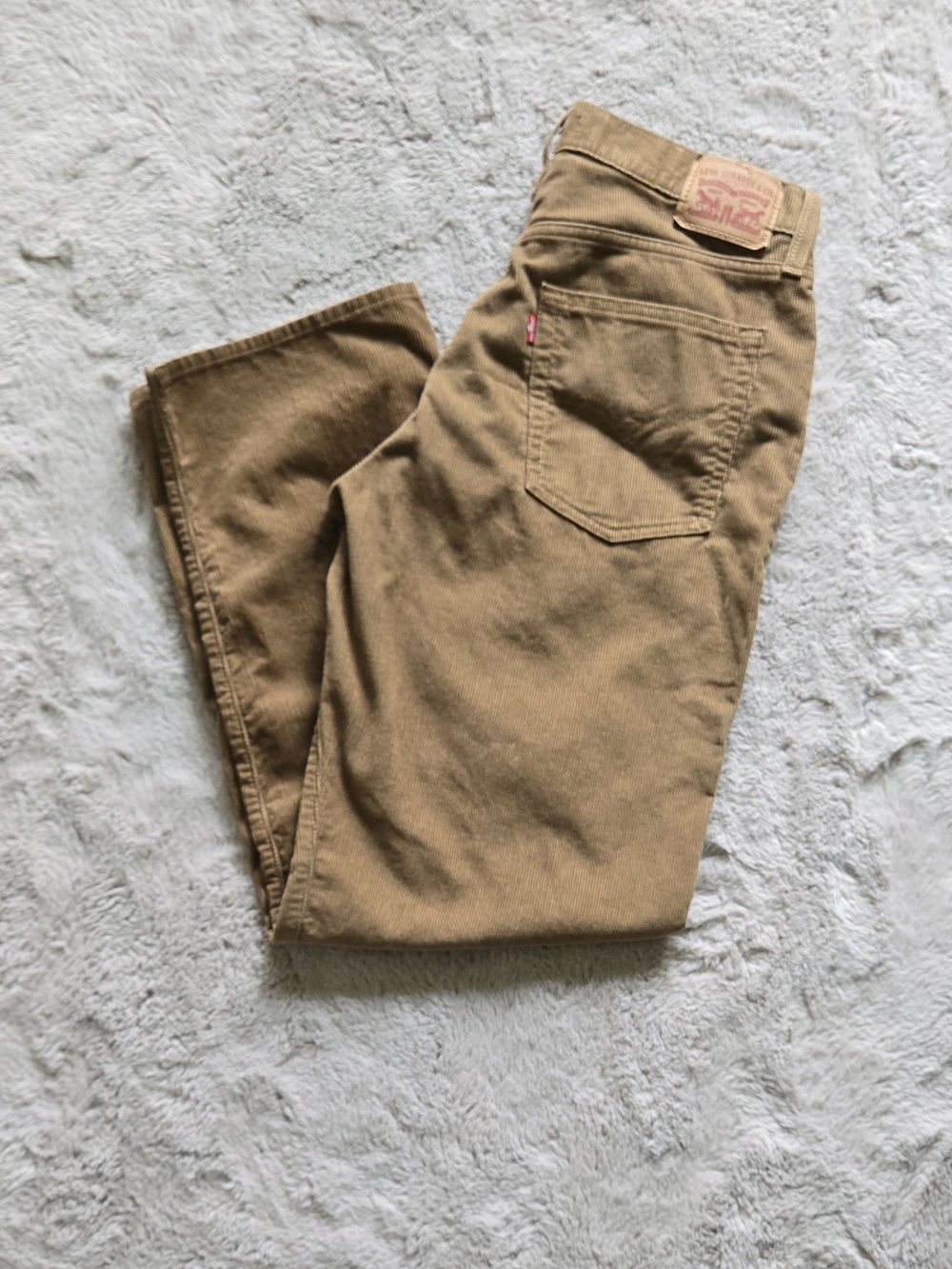Levi's Brown/Tan Corduroy '94 Baggy Style with Red Tab